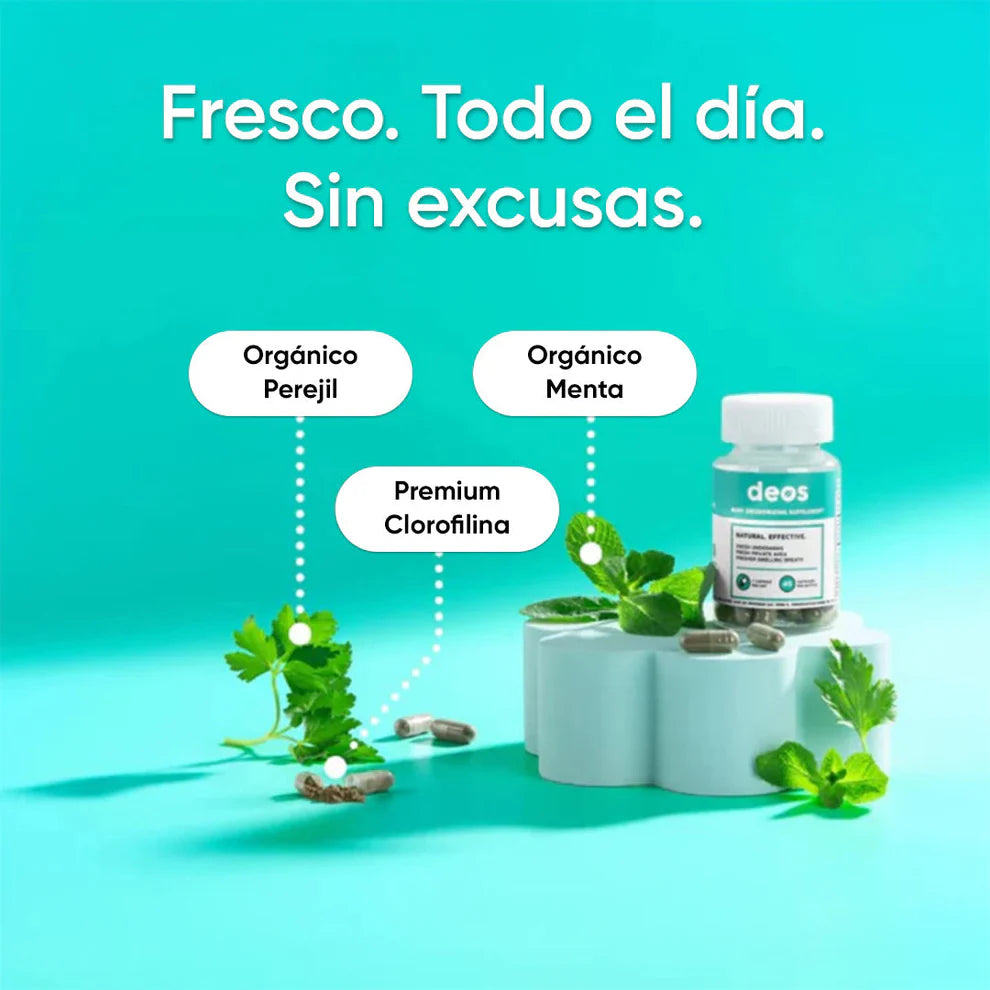 DEOS® Desodorante Interno 30 Capsulas